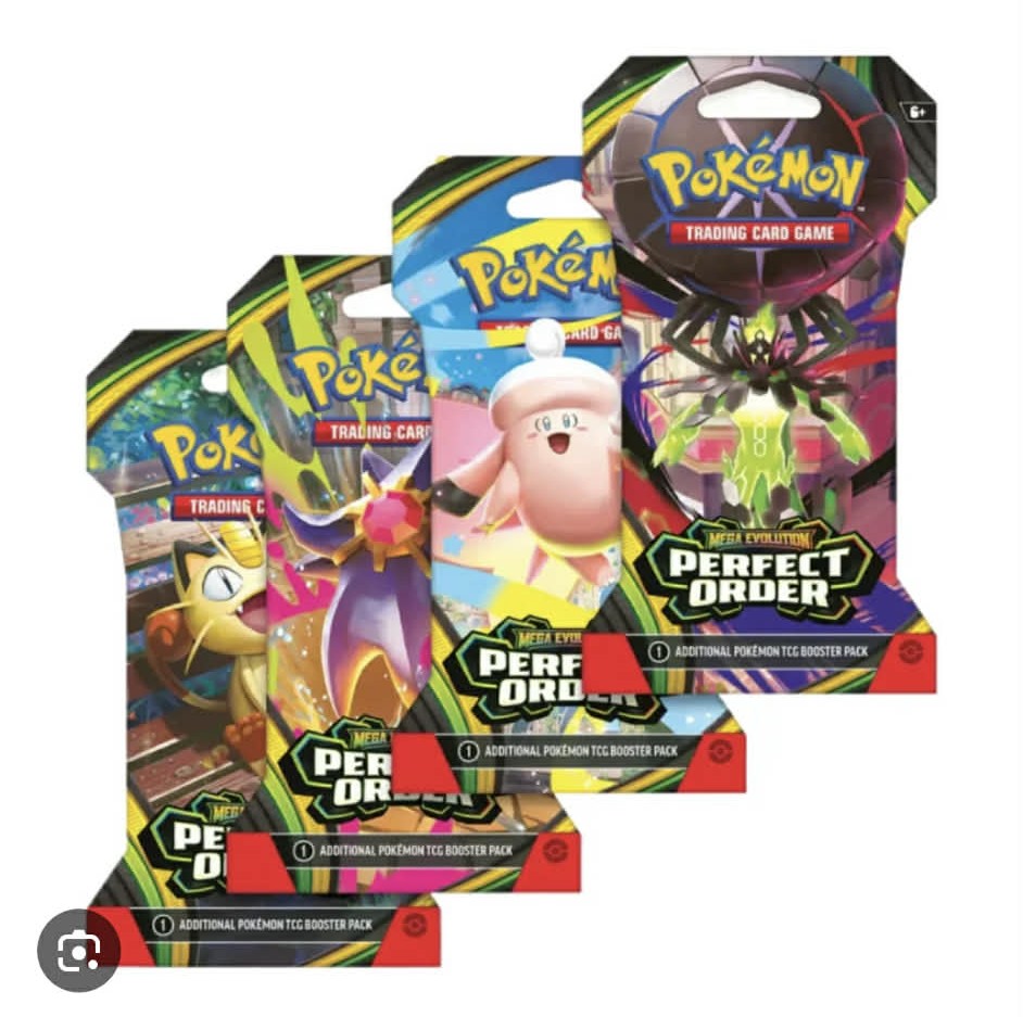 Mega Evolutions perfect order sleeved booster pack