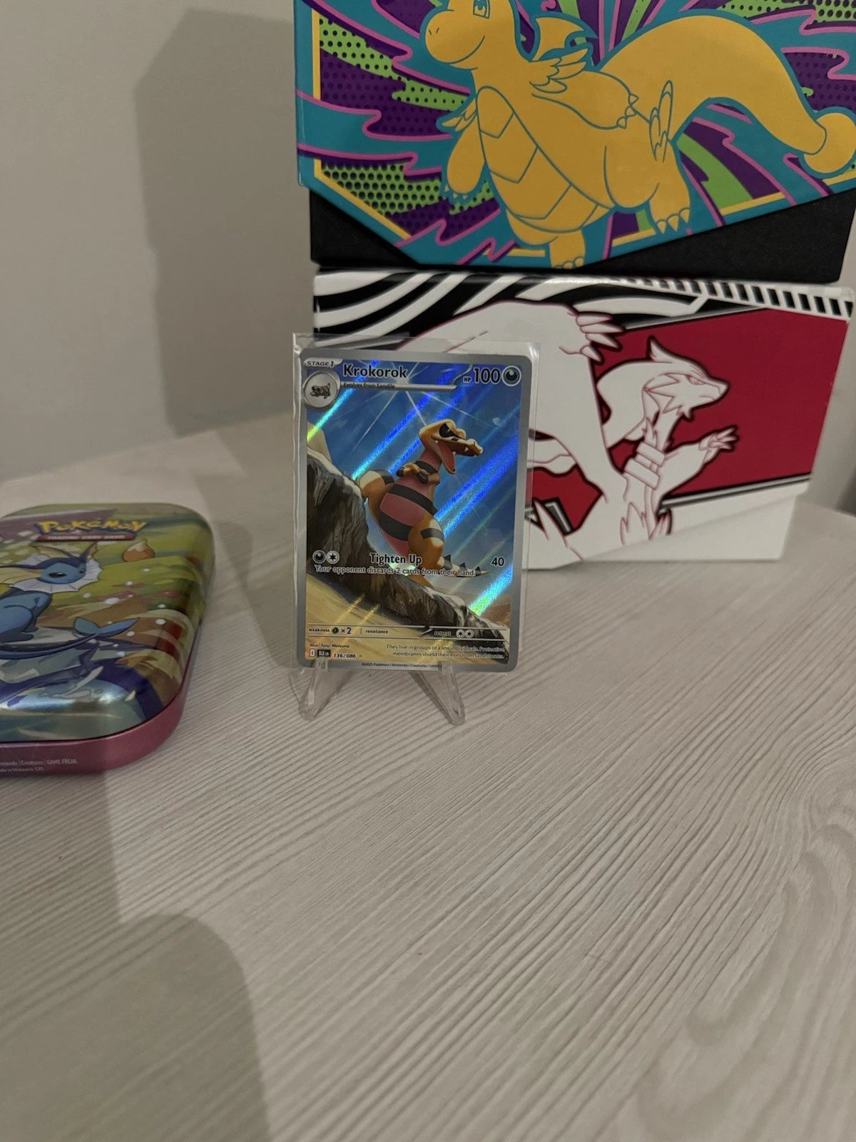 Krokorok 136/086 Black Bolt Holo Full Art