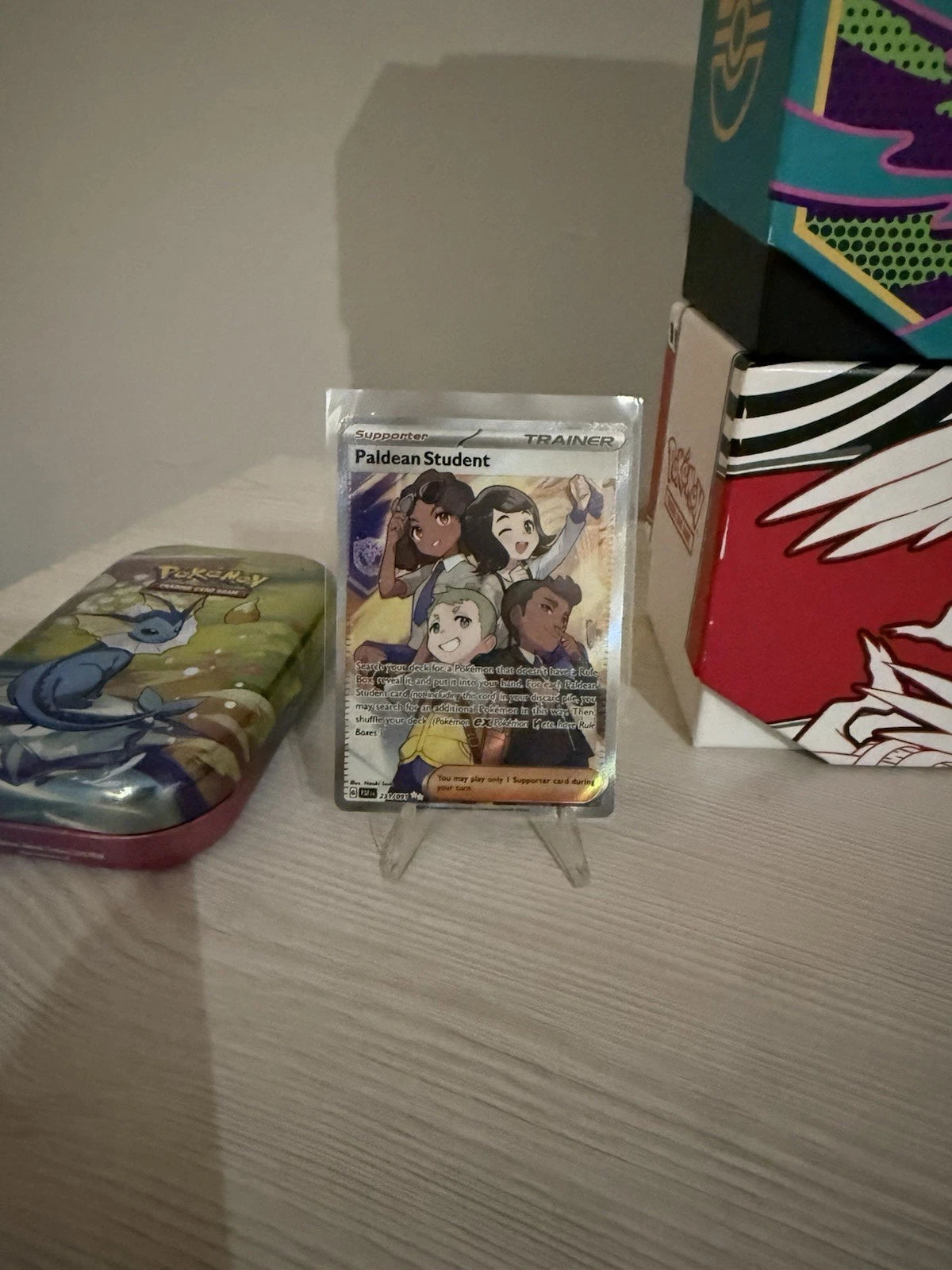 Pokemon Paldean Student Card 231/091 Paldean Fates Series Near Mint