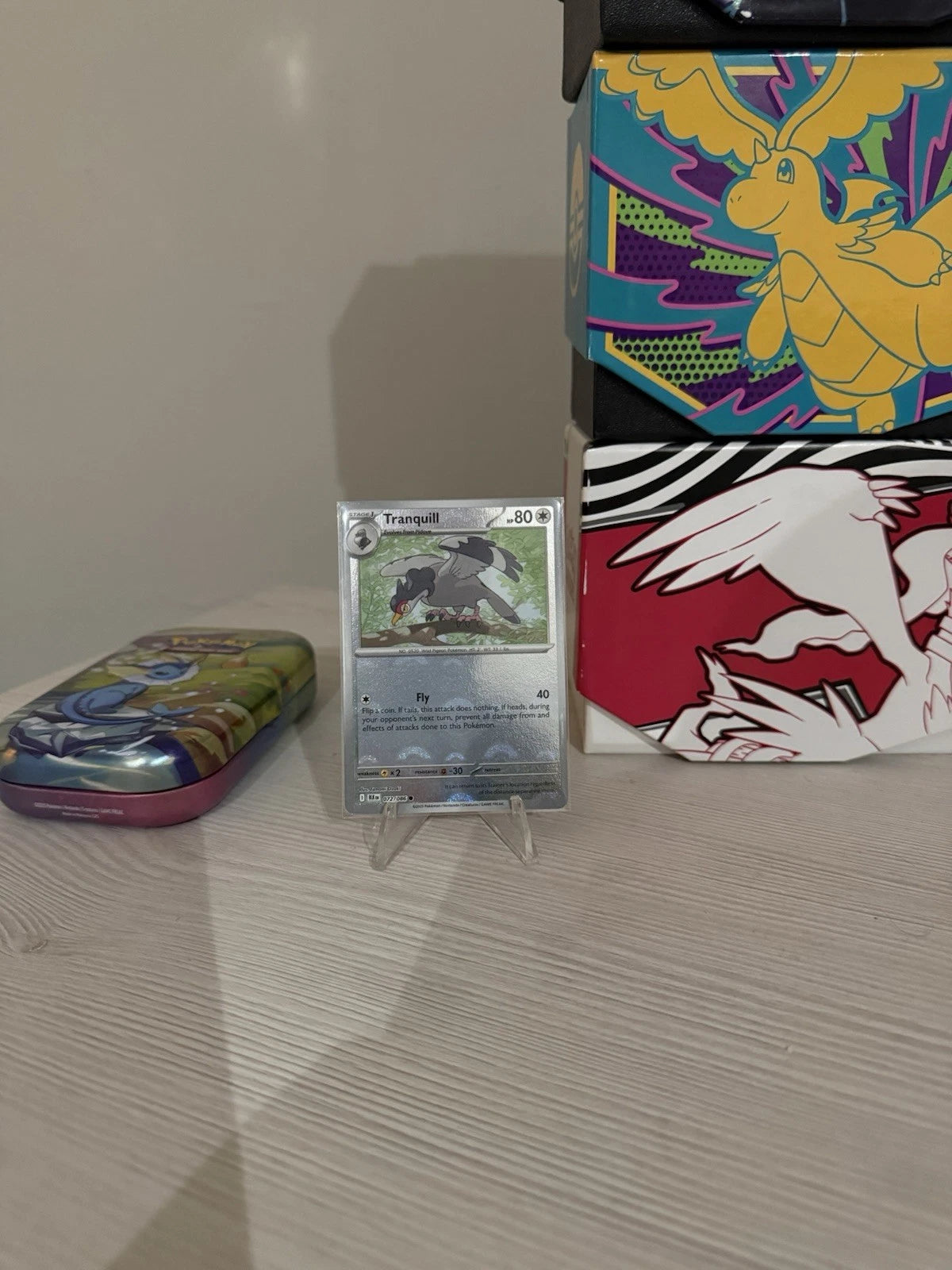 Pokemon Tranquill 072/086 Pokeball Black Bolt Near Mint
