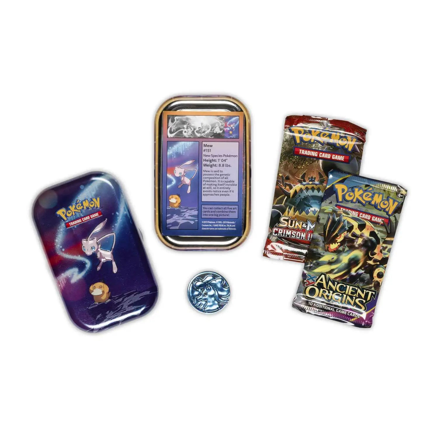 Kanto Power Mini Tin Mew And Psyduck