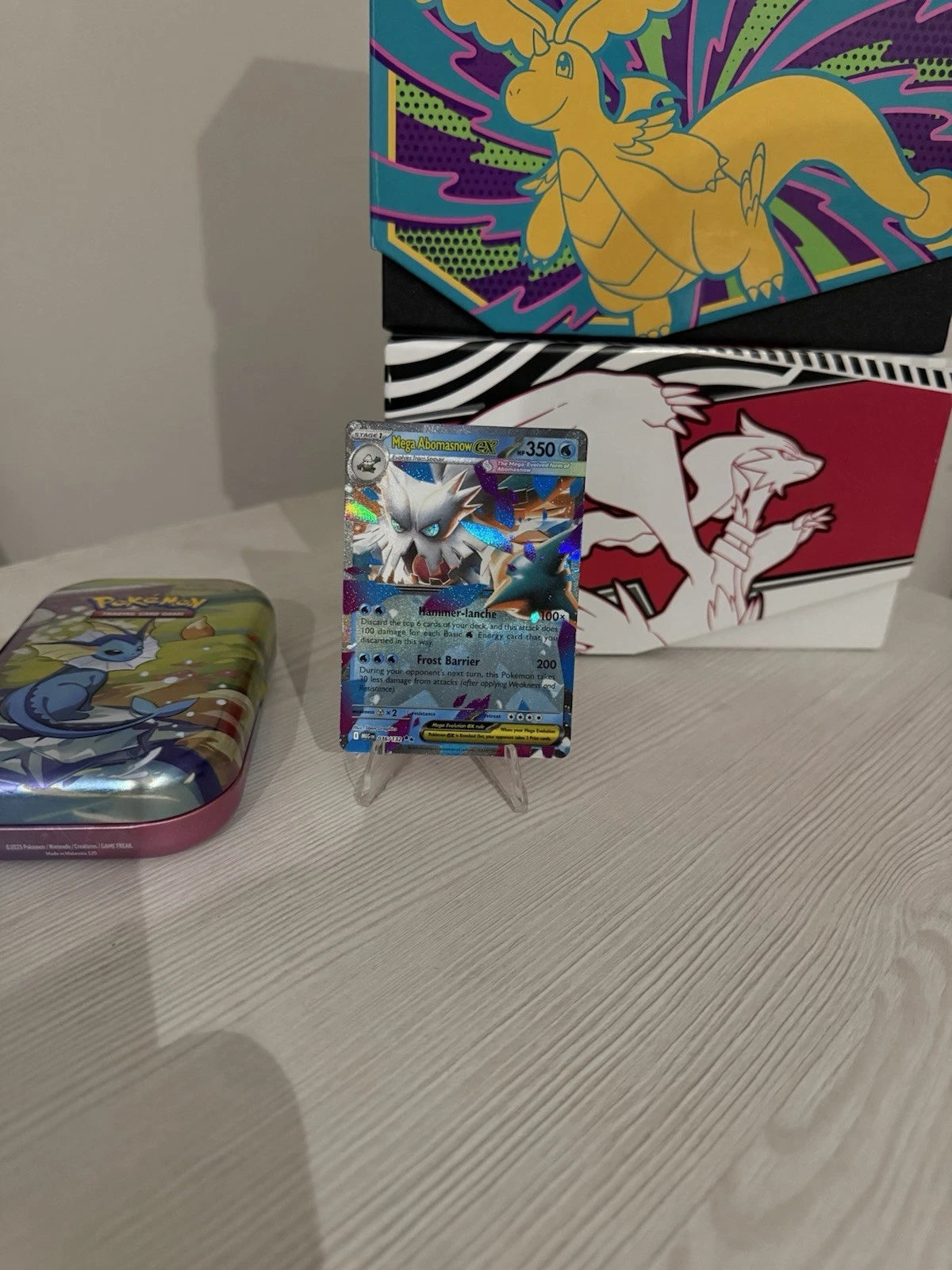 Pokémon TCG Mega Abomasnow Ex Mega Evolution MEG 036/132 English