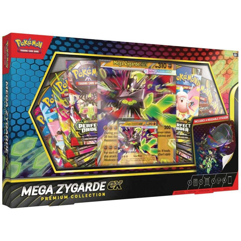 Pokemon Mega Zygarde Ex Premium Collection Box New Sealed