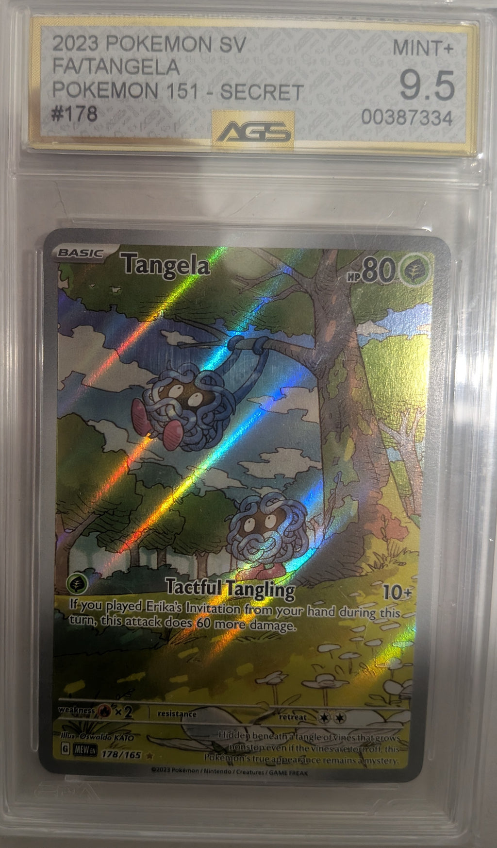 Tangela Pokémon 151 secret